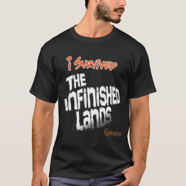 T-shirt J'ai survécu aux terres non finies (Devant)