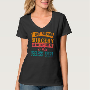 T-shirt J'Ai Survécu Chirurgie Chirurger Médicale Chirurgi