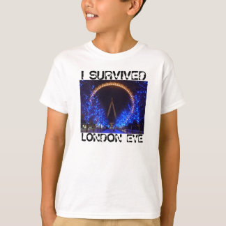 T-SHIRT J'AI SURVÉCU, LONDRES OEIL