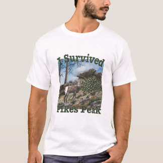 T-shirt J'ai survécu Pikes Peak, Colorado