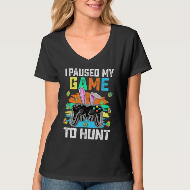T-shirt J'Ai Suspendu Mon Jeu À Chasser Les Tee - shirts D (Devant)