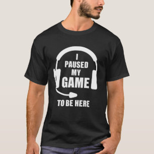 T-shirt J'Ai Suspendu Mon Jeu Jeux Vidéo Jeu Drôle Joueu