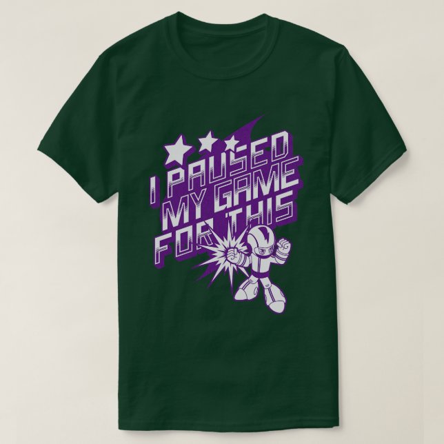 T-shirt J'Ai Suspendu Mon Jeu Pour Ce Jeu Vidéo (Design devant)