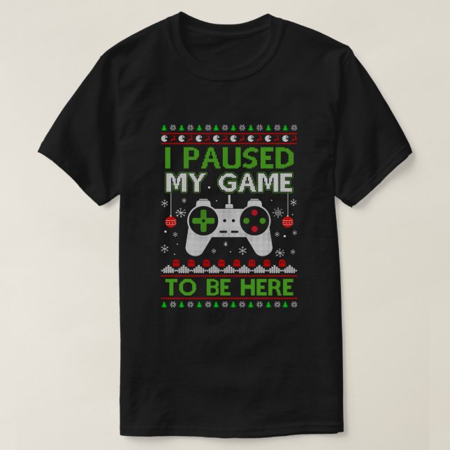 T-shirt J'Ai Suspendu Mon Jeu Pour Être Ici Un Vilain Chan (Design devant)