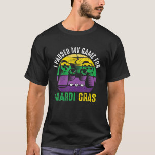 T-shirt J'Ai Suspendu Mon Jeu Pour Mardi Gras Jeu Vidéo Ma