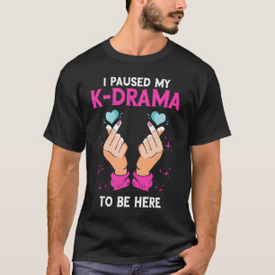 T-shirt J'Ai Suspendu Mon K Drama Kpop Heart Korean Music 