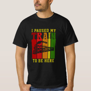 T-shirt J'Ai Suspendu Mon TRAIN Pour Être Là Moteur À Vape