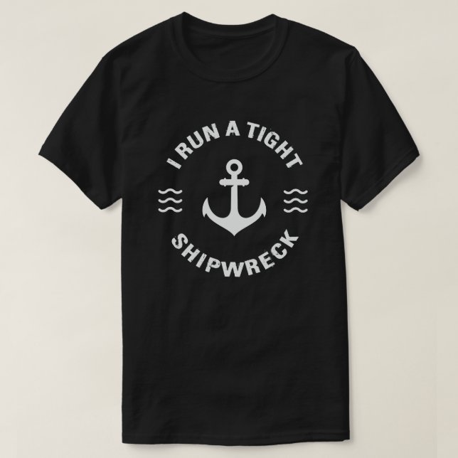T-shirt J'Ai Tenu Une Épave De Navire Drôle Maman Papa Cit (Design devant)