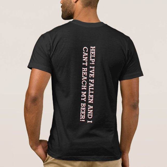 T-shirt J'Ai Tiré De L'Aide Drôle Et Je... (Dos)