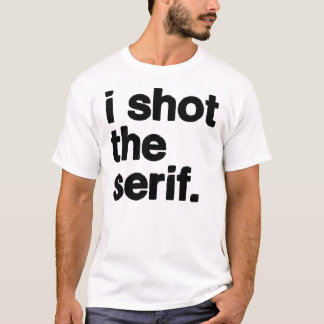 T-shirt j'ai tiré l'empattement