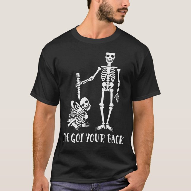T-shirt J'ai ton squelette arrière (Devant)