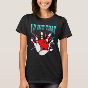 T-shirt J'Ai Touché Ce Bowling Bowling League Club