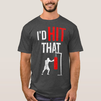 T-shirt J'Ai Touché Cette Boxe
