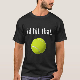 T-shirt J'Ai Touché Cette Chemise De Tennis Drôle Don Tenn