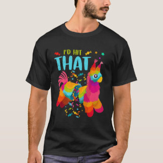 T-shirt J'Ai Touché Pinata Cinco de Mayo Parti Pinata
