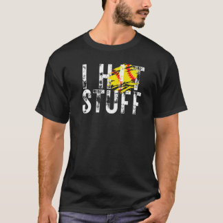 T-shirt J'Ai Touché Stuff Softball Player Homerun Batter S