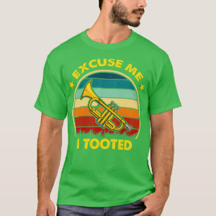 T-shirt J'Ai Tourné Musicien Trumpeter Funny Trumpet Joueu