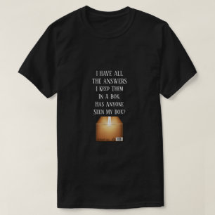 T-shirt J'Ai Toutes Les Réponses D'Une Chemise Monsieur P