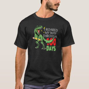 T-shirt J'Ai Traversé Mon Chemin Pendant 100 Jours De Dino