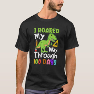 T-shirt J'Ai Traversé Mon Chemin Pendant 100 Jours De Trex