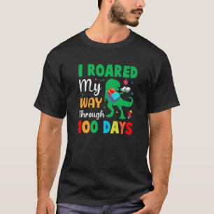 T-shirt J'Ai Traversé Mon Chemin Pendant 100 Jours Drôle 1