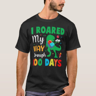 T-shirt J'Ai Traversé Mon Chemin Pendant 100 Jours Drôle 1