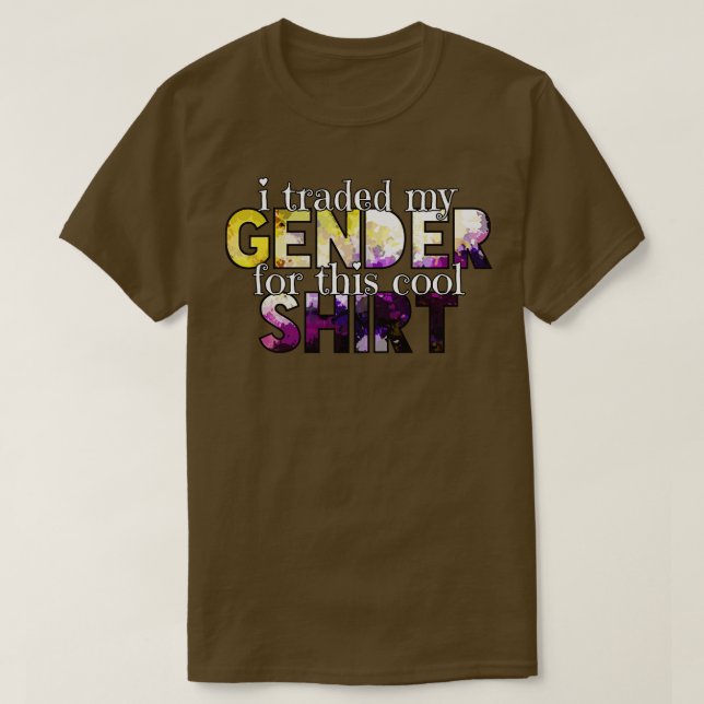 T-shirt J'ai troqué mon sexe pour cette chemise cool (Design devant)
