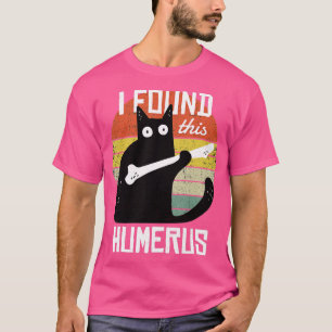 T-shirt J'Ai Trouvé Ce Chat Humerus Chats Pun Humoristique