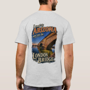 T-shirt J'ai trouvé le pont de Londres dans le désert