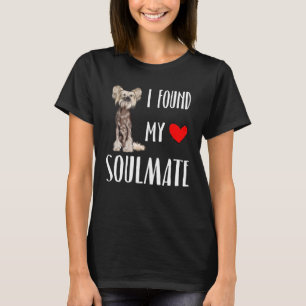 T-shirt J'Ai Trouvé Mon Âne Chinois Crested Chien Meilleur
