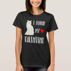 T-shirt J'ai trouvé mon chat angora turc de la Saint-Valen