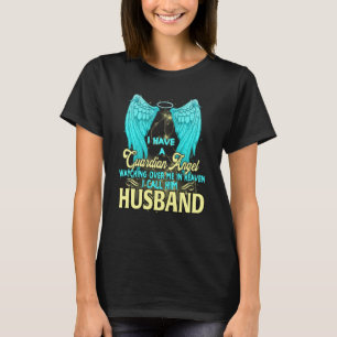T-shirt J'Ai Un Ange Gardien Qui Me Surveille Je L'Appelle