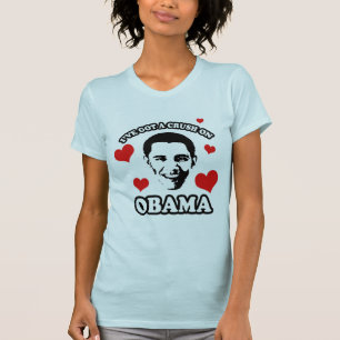 T-shirt J'ai un écrasement sur Obama