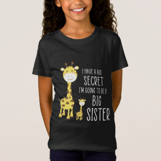 T-Shirt J'ai un grand secret Je vais être une grande soeur