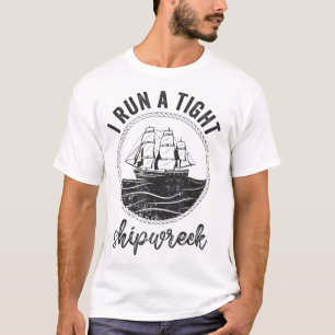 T-shirt j'ai un naufrage serré femmes marrantes maman papa