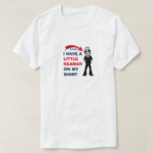 T-SHIRT J'AI UN PETIT HOMME DE MER SUR MA CHEMISE