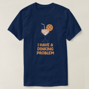 T-shirt J'ai un problème de dinking Humour pickleball