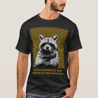 T-shirt J'ai un problème et la violence est la solution