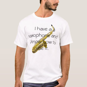 T-shirt J'ai un saxophone