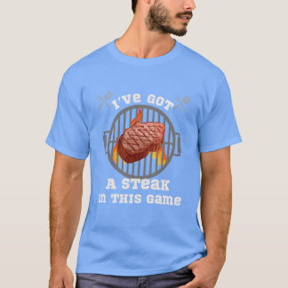T-shirt Jai Un Steak Dans Son Jeu ami drôle