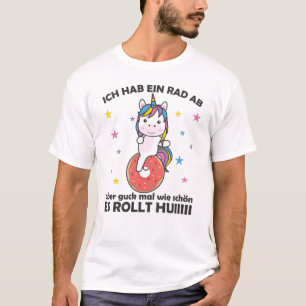 T-shirt J'Ai Un Vélo - Sweet Unicorn Donut Unicycle