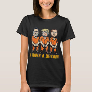 T-shirt J'Ai Une Chemise De Rêve Drôle Trump Police Jd Van