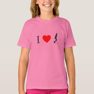 T-shirt J'ai une corde de saut du coeur