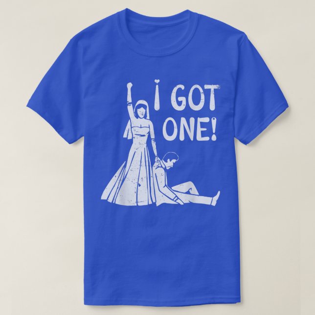 T-shirt J'ai Une Drôle de Mariée Enterrement de Vie de Jeu (Design devant)
