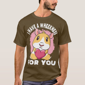 T-shirt J'Ai Une Faiblesse Pour Vous, Cochon De Guinée