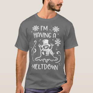 T-shirt J'ai une fusion drôle Noël d'hiver
