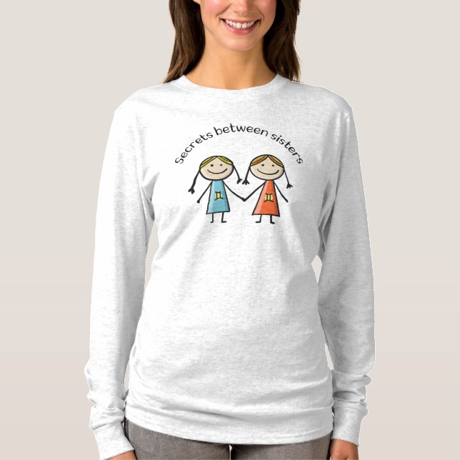 T-shirt J'Ai Une Grande Soeur Secret (Devant)