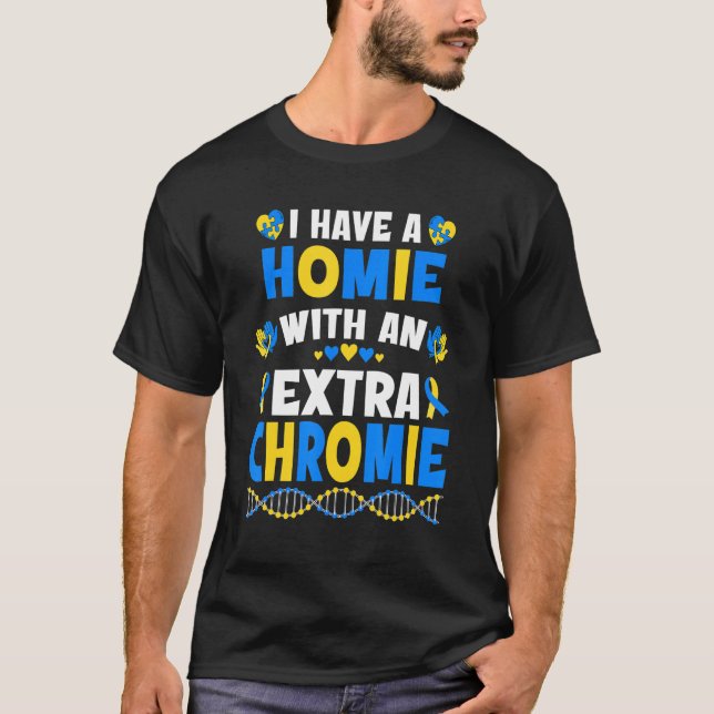 T-shirt J'Ai Une Maison Avec Un Syndrome De Chromie Supplé (Devant)