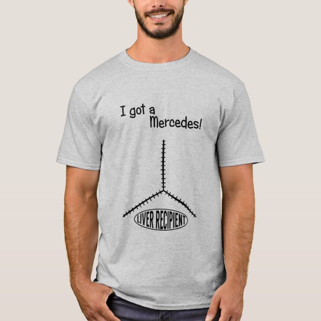 T-shirt J'ai une Mercedes ! (Devant)