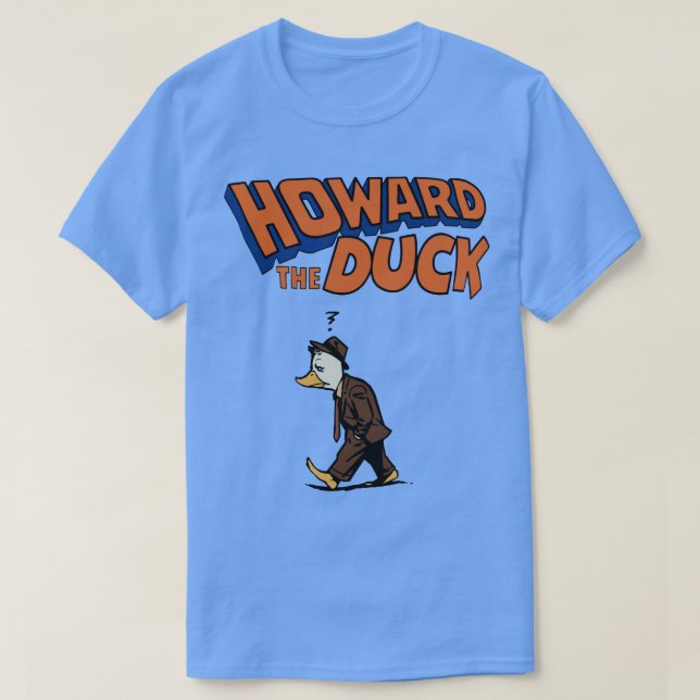 T-shirt J'ai une question Howard art the Duck cadeau pour  (Design devant)